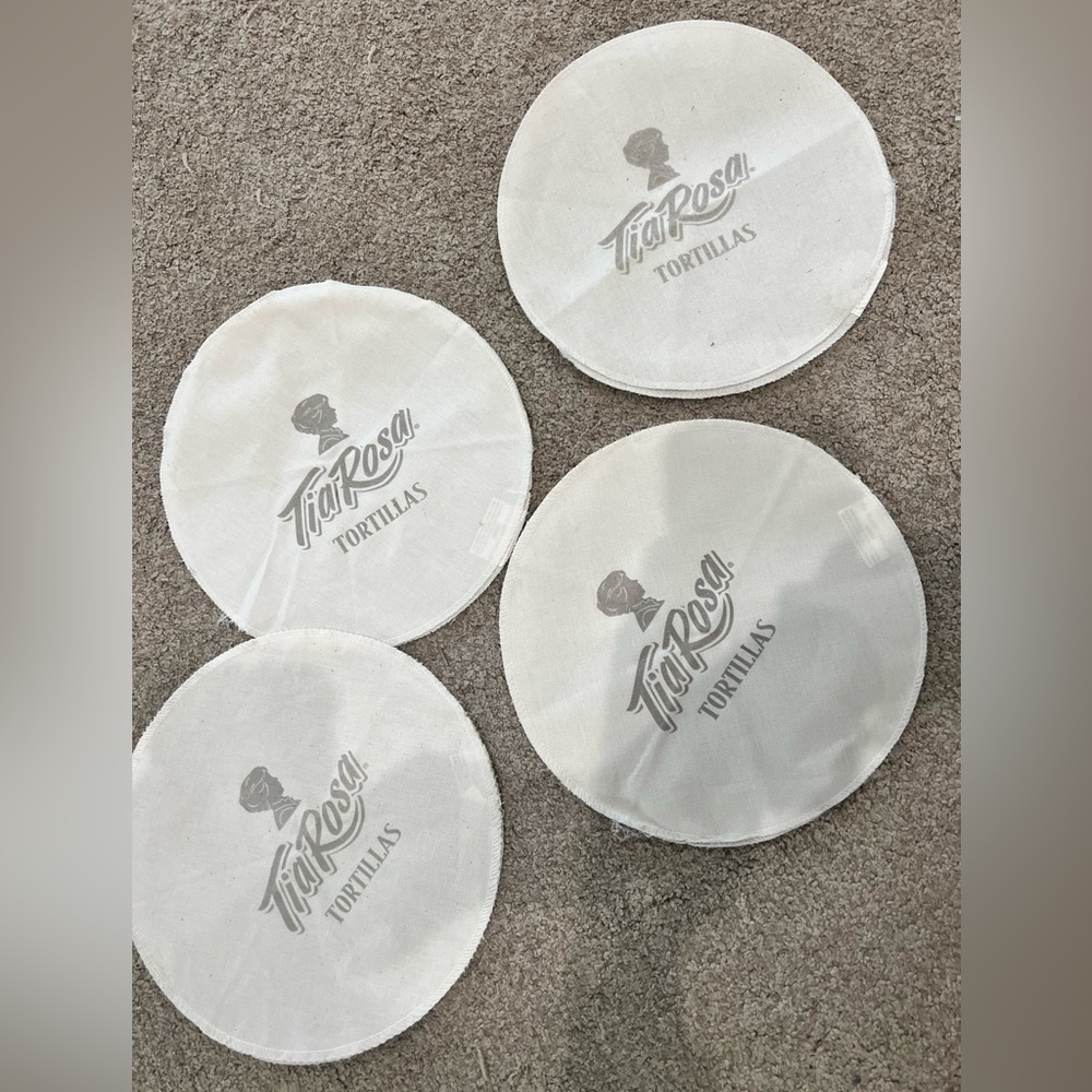 4 vintage Tia Rosa Tortilla Warmer pouches